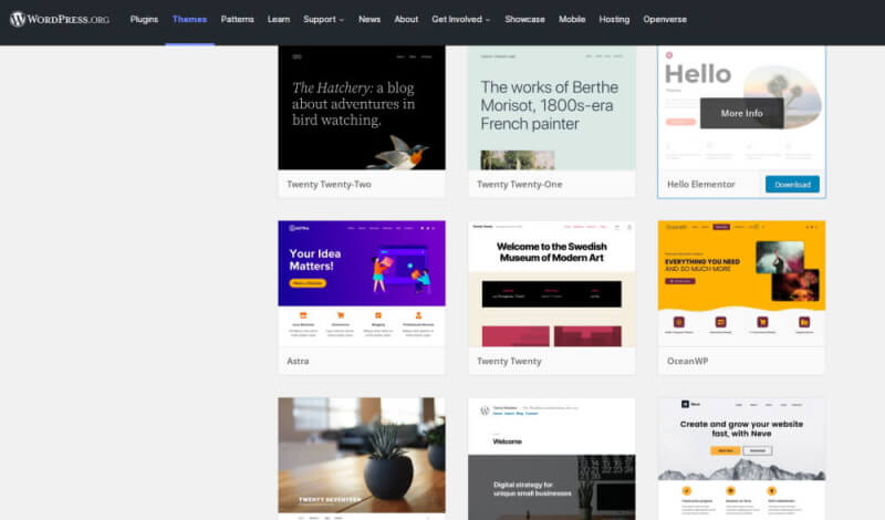 워드프레스 테마 다운