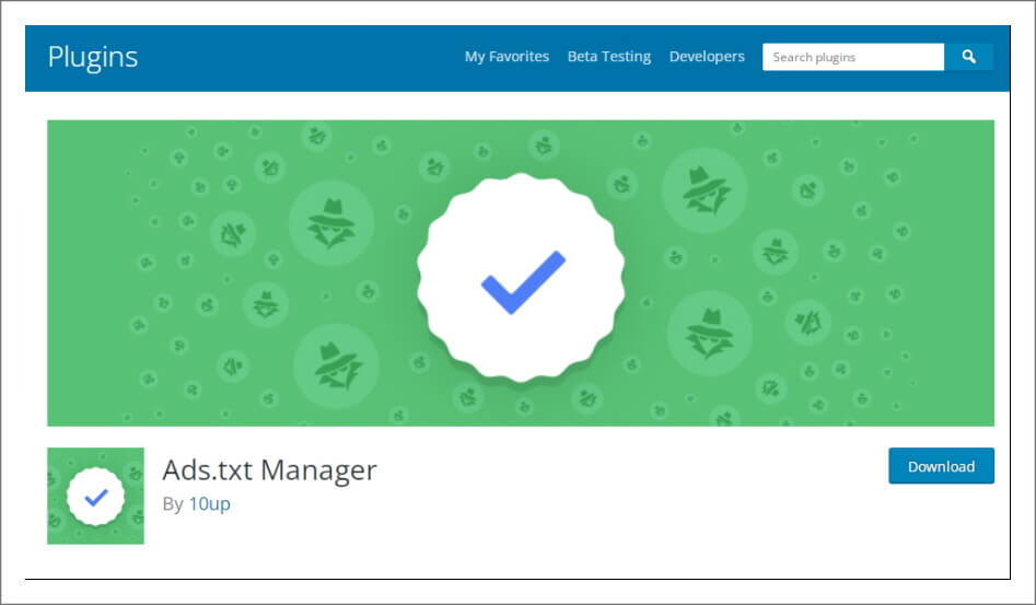 ads.txt Manager 플러그인